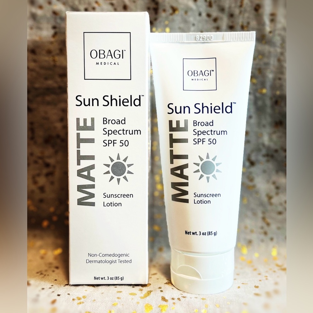 OBAGI~Sun Shield~Matte~Broad Spectrum SPF 50~Sunscreen Lotion~Full Size~NIB~
